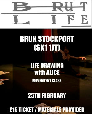LIFE DRAWING WITH ALICE - BRUK STOCKPORT