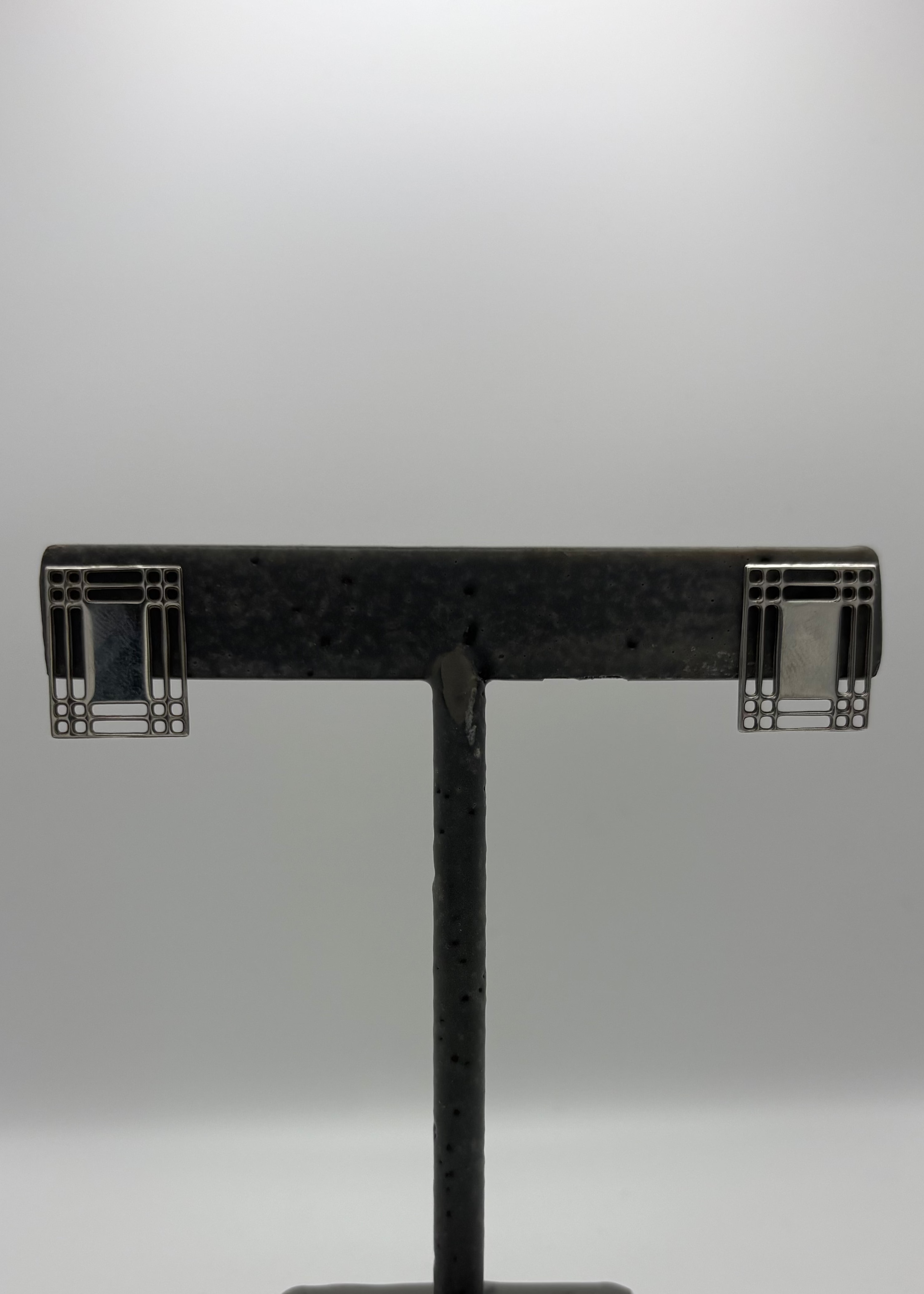 INFERNO Vintage | Square Lines Earrings