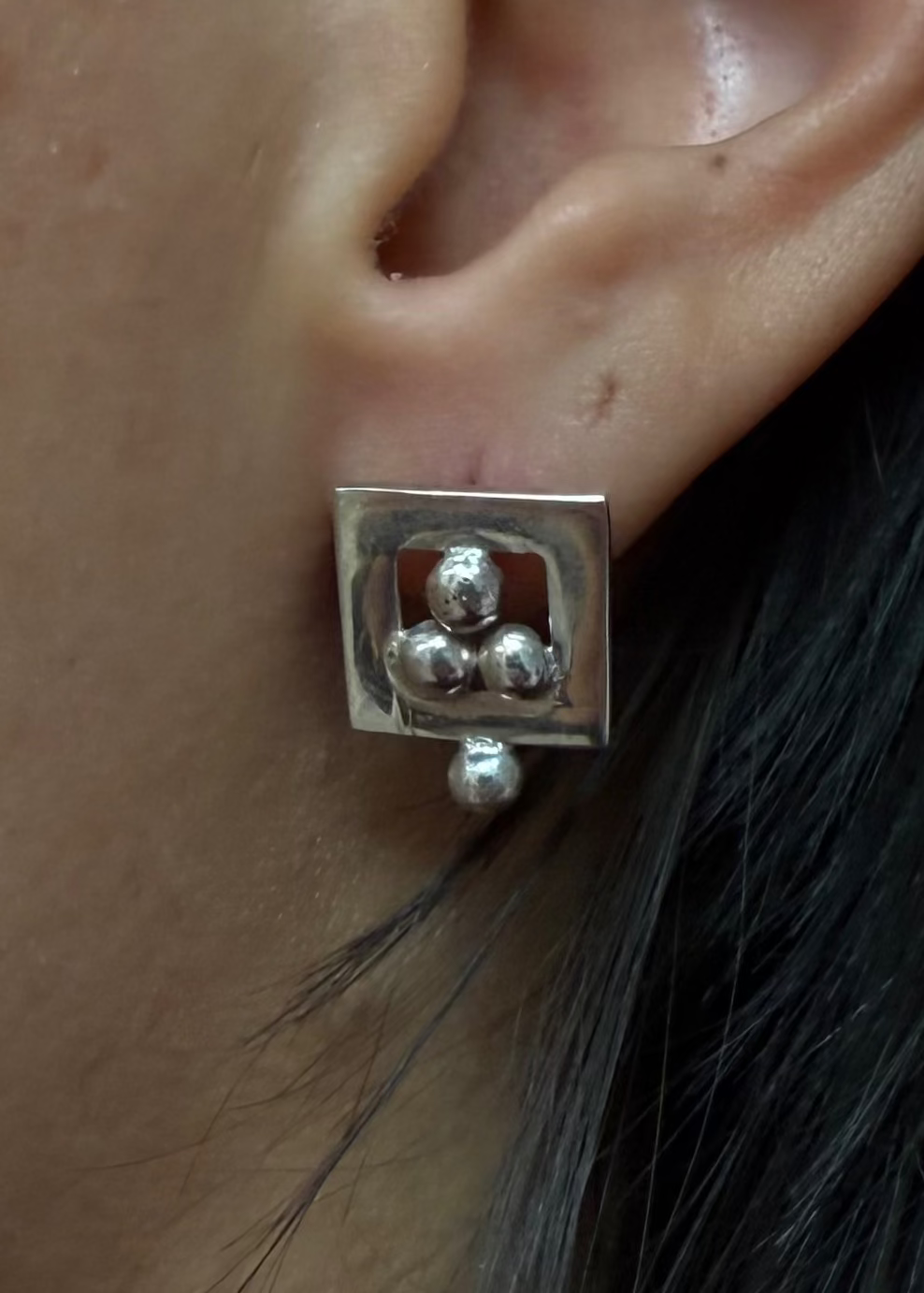 INFERNO Vintage | Square Earrings