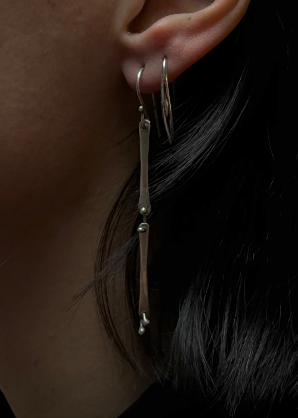 Stroma Silver | Bulls Link Earrings