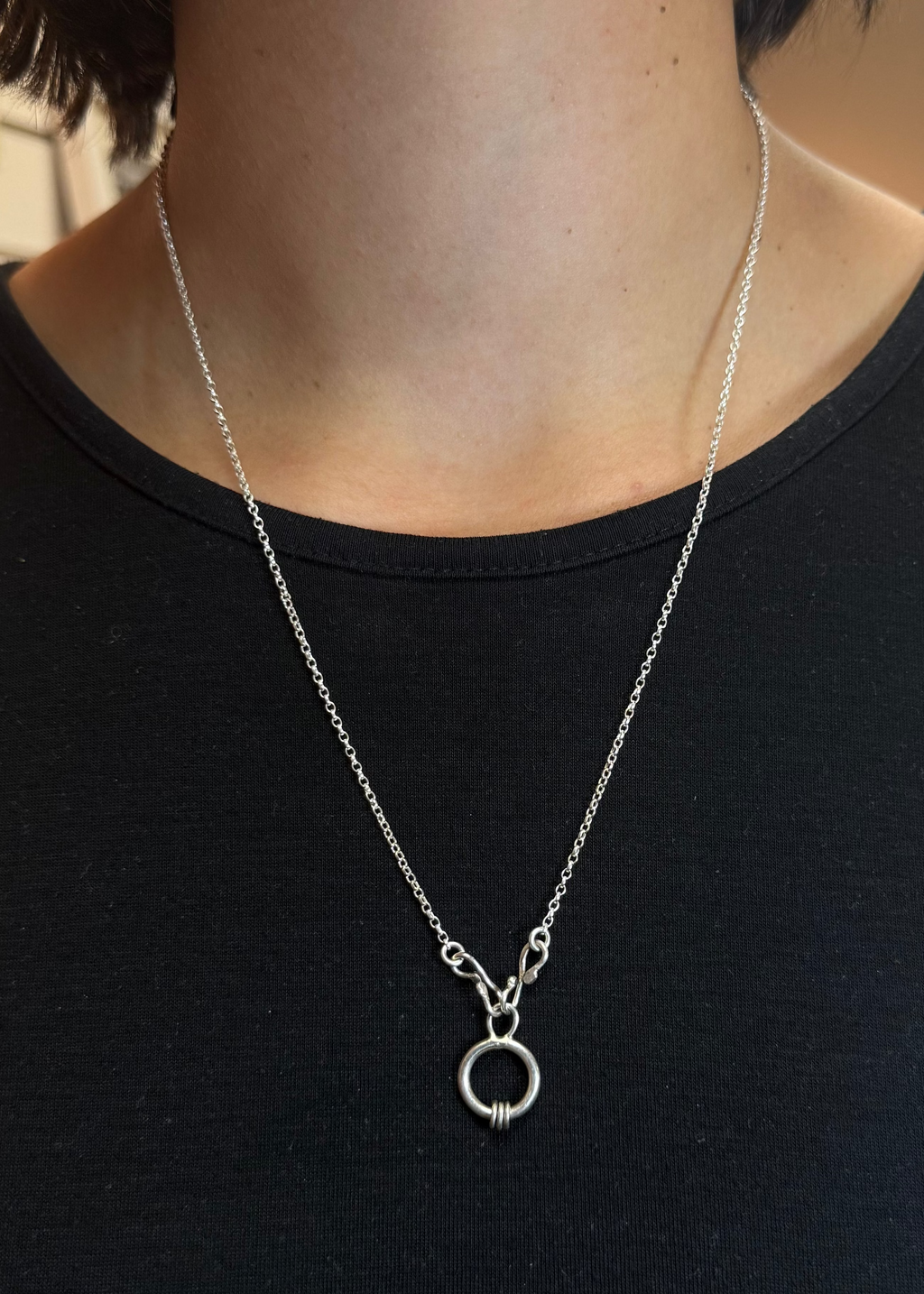 Stroma Silver | Front Clasping Pendant on Chain