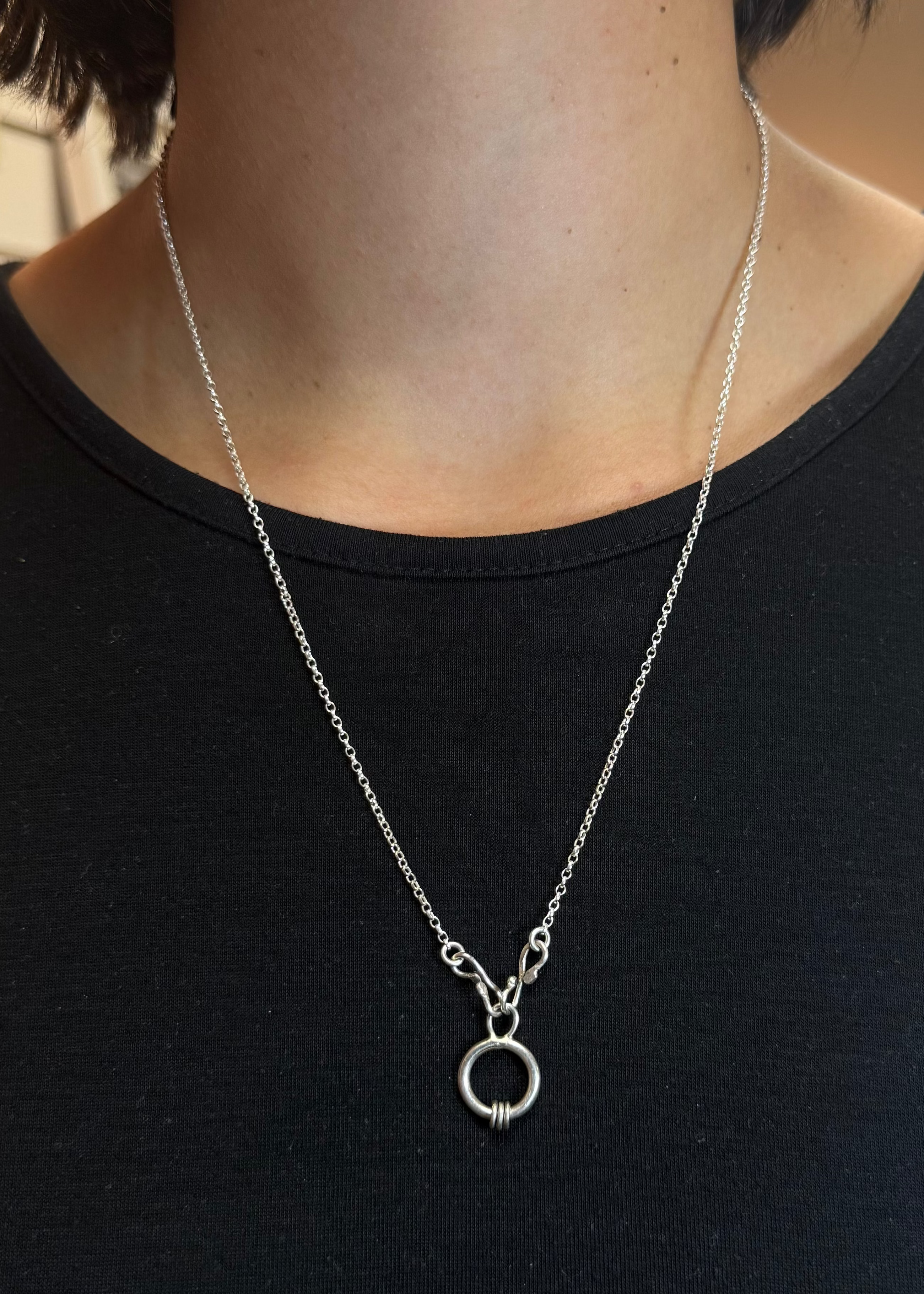 Stroma Silver | Front Clasping Pendant on Chain