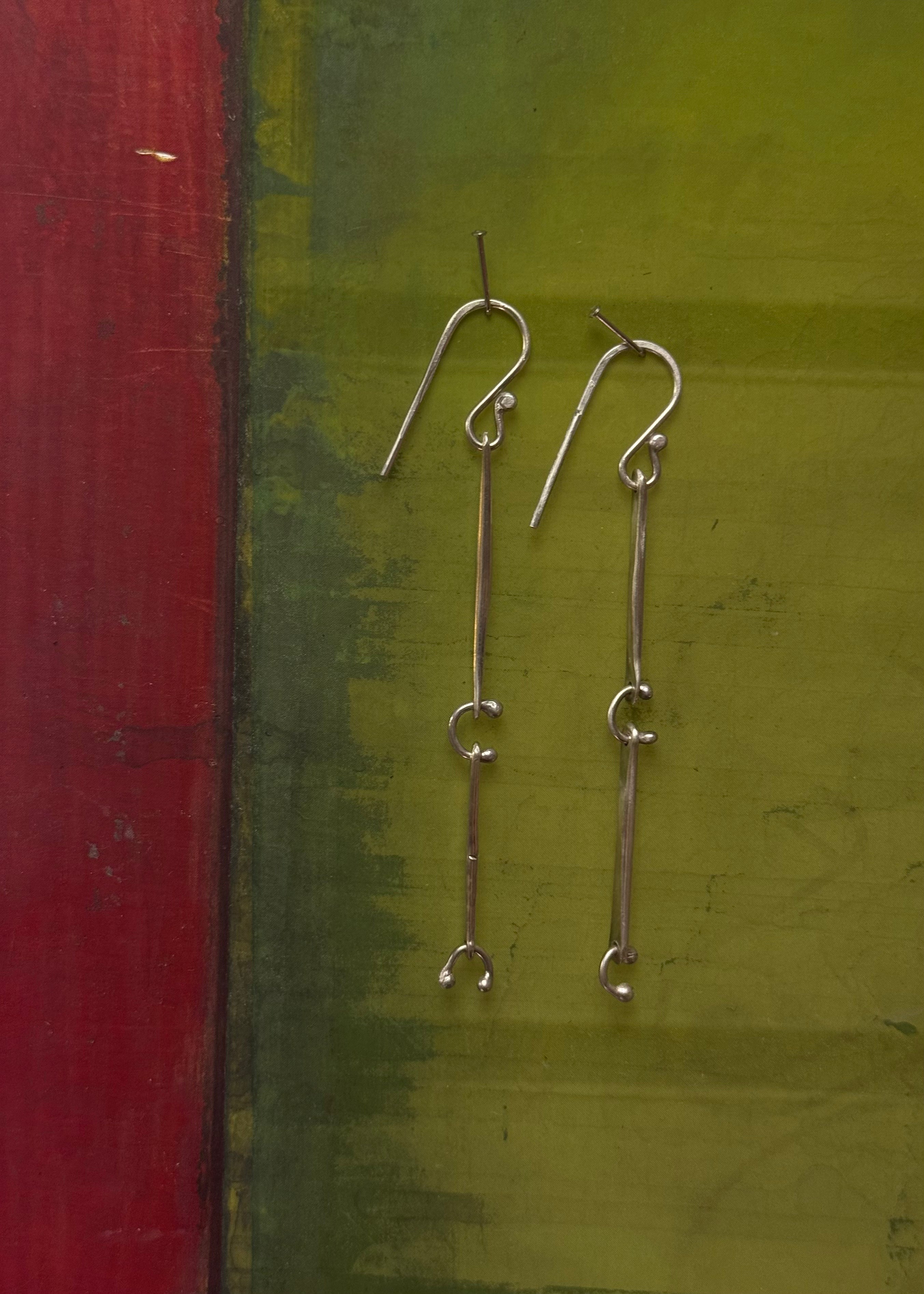 Stroma Silver | Bulls Link Earrings